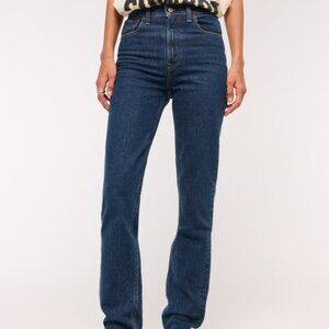 Abercrombie and Fitch Ultra High Rise 90s Straight Jean